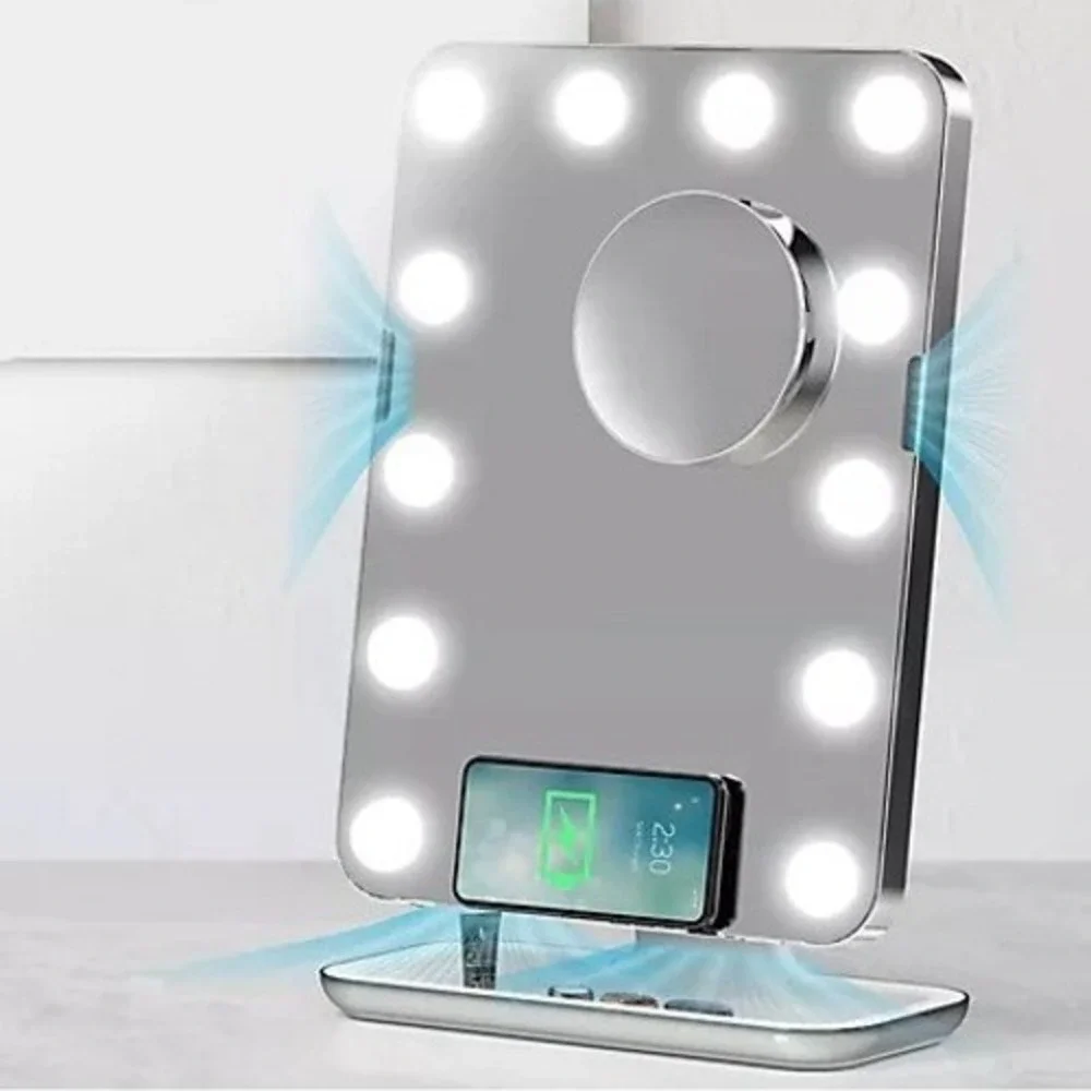 Sharper Image SpaStudio Hollywood Vanity Mirror with Fans V57002